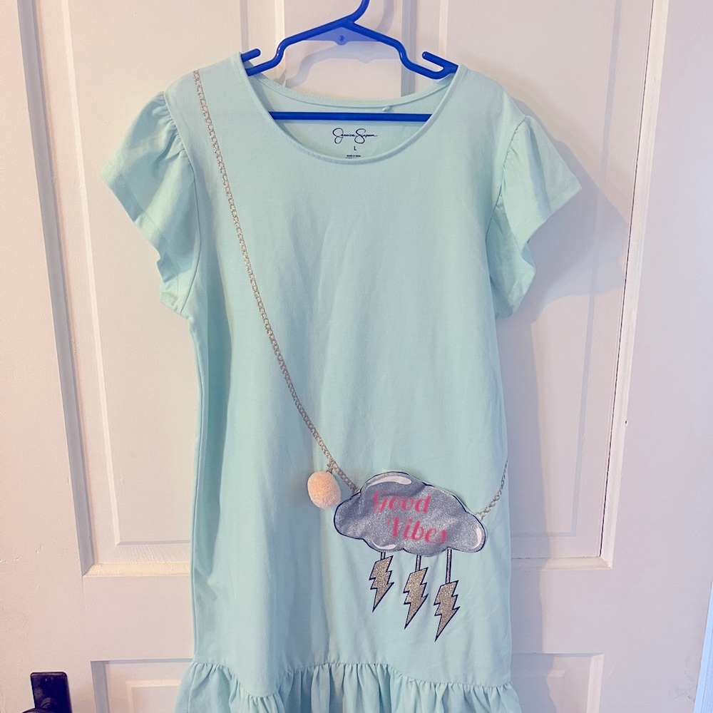 Worn once, Girls Jessica Simpson Dress size Large, great for Summer